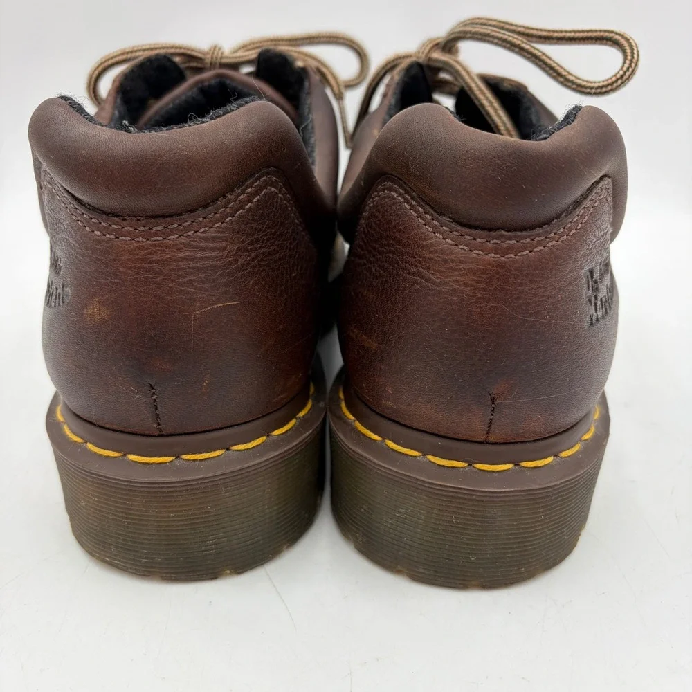 Vintage Dr. Doc Martens Brown Shoes Leather Oxford Y2K 90s Men 12 Lug 10940 Work